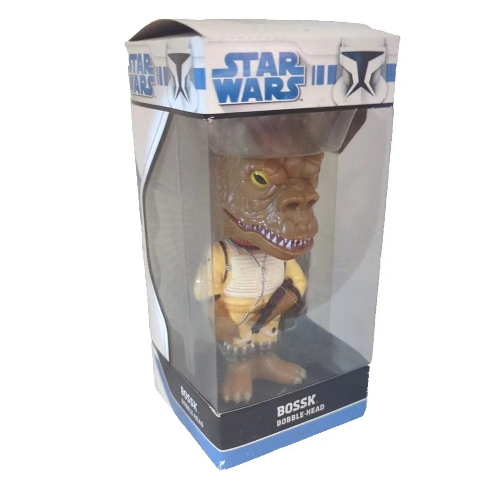 Star Wars Bossk Funko Wacky Wobbler Bobble-Head Bounty Hunter Figure Clone Wars